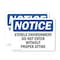 Signmission Sterile Environment Do Not Enter Without OSHA Notice Sign, Vinyl Decal, 10in W x 7in L, 2PK OS-2PACK-NS-D-710-L-18461 - alternate 1